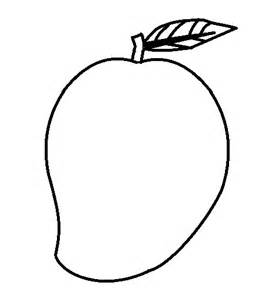 268x300 Mango Fruit Coloring Page Coloring Pages