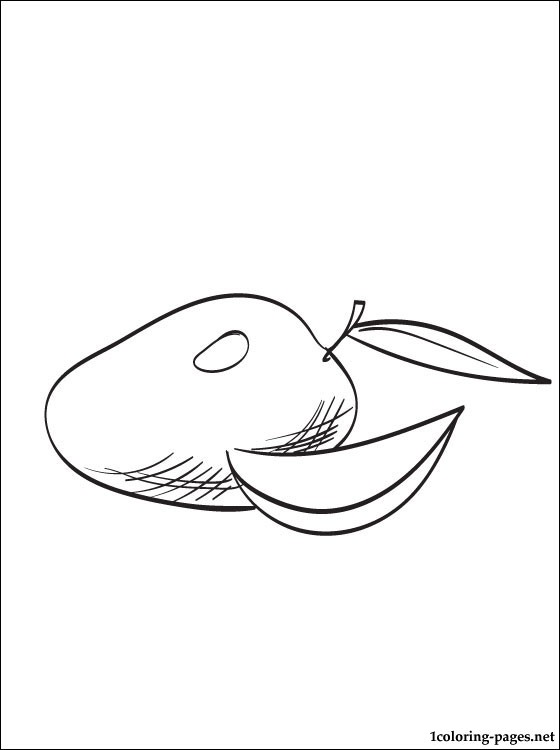 560x750 Mango Printable And Coloring Page Coloring Pages