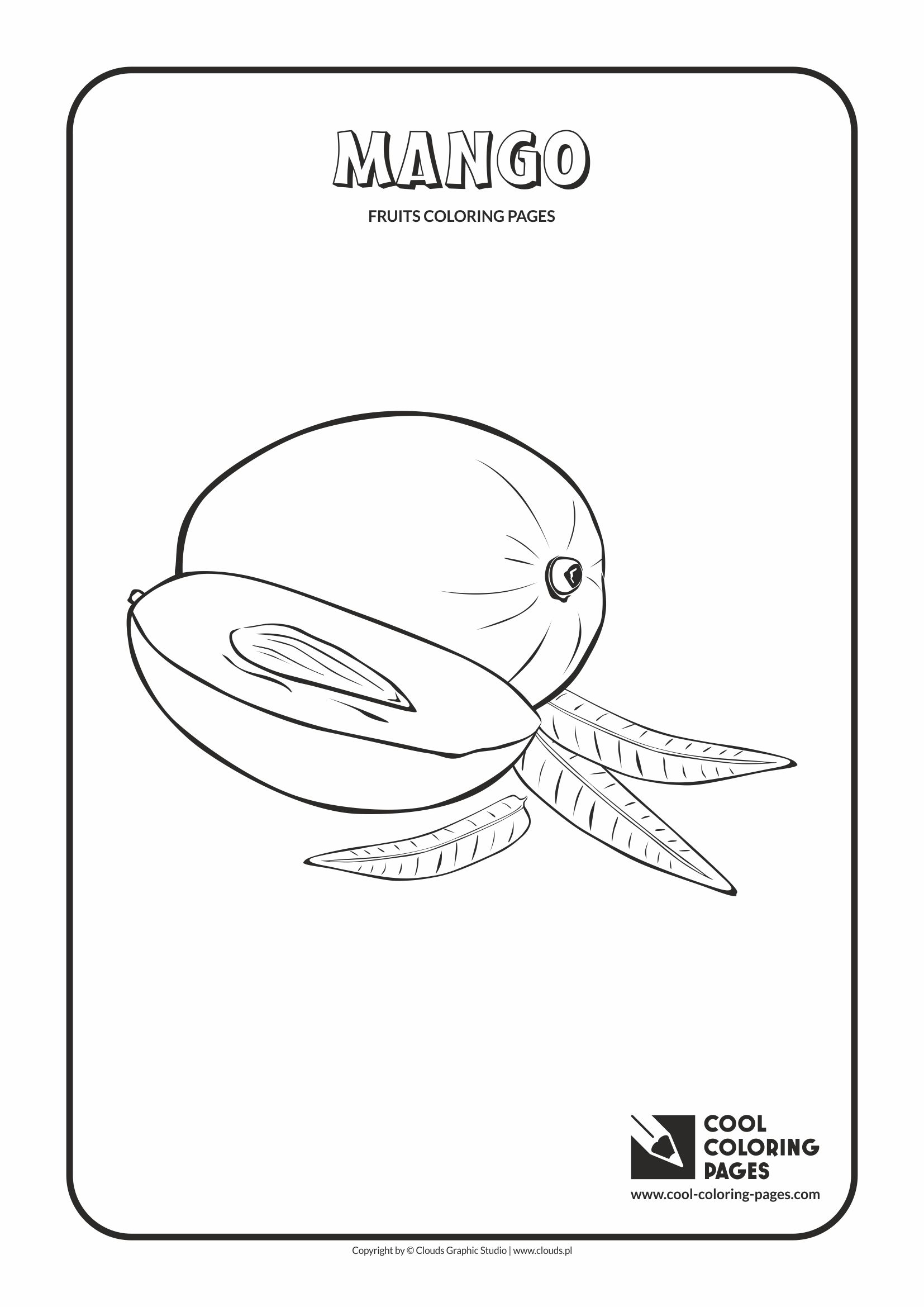 1654x2339 Cool Coloring Pages Mango Coloring Page