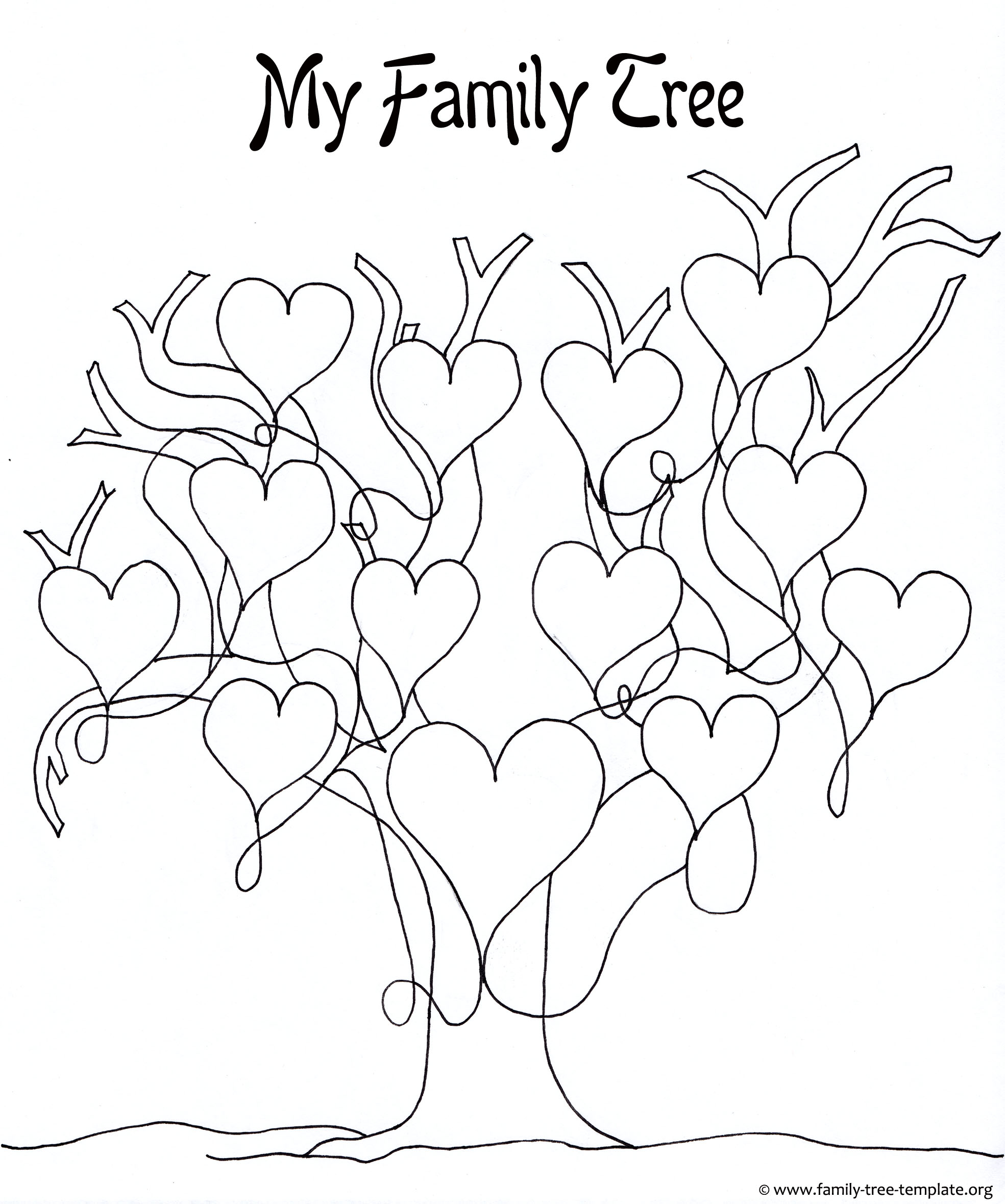 1969x2358 Coloring Pages Of Mango Trees Fresh A Printable Blank Family Tree