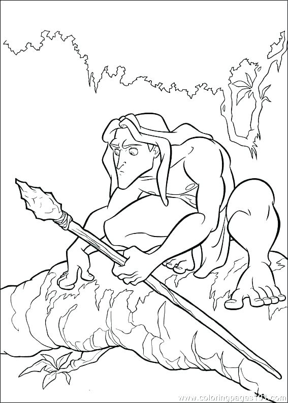 567x794 Tarzan Coloring Page Coloring Page Coloring Page Manly Coloring