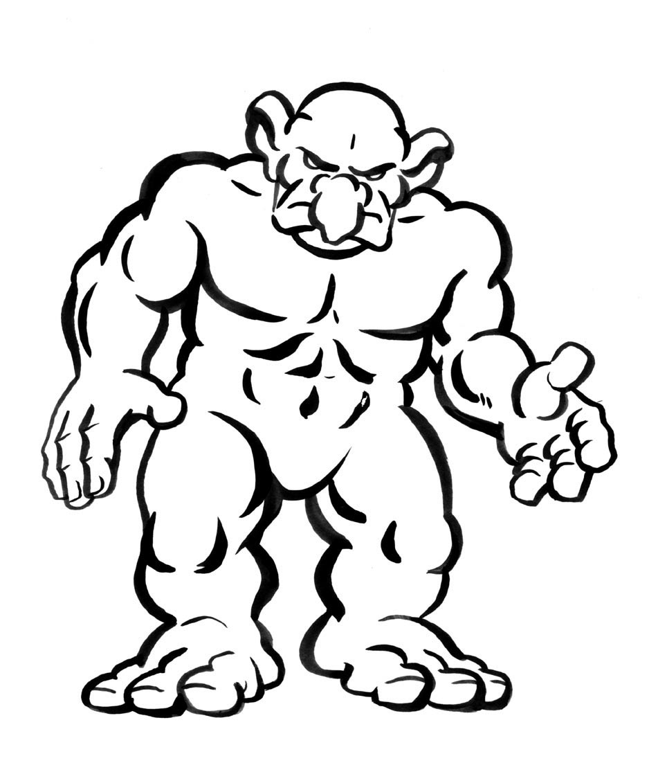951x1128 Trolls Coloring Pages