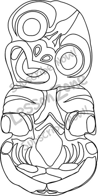 Maori Colouring In Sheets Maori God Pictures Maori Colours Maori Images