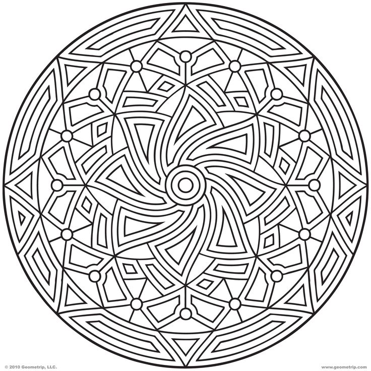 736x736 Free Printable Coloring Pages For Adults Geometric Unique