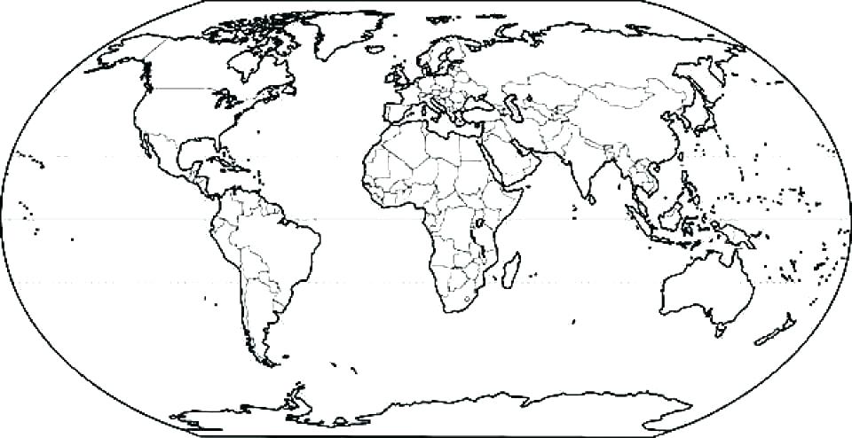 World Map Vector Outline at GetDrawings | Free download