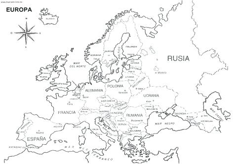 476x333 Europe Map Coloring Page Coloring Trend Medium Size Printable Map