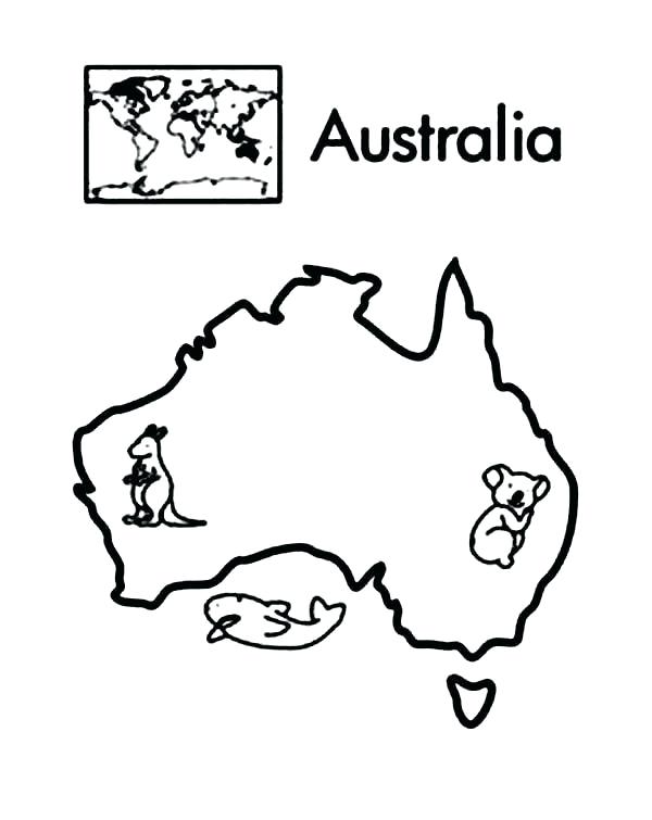 600x755 Continents Coloring Page