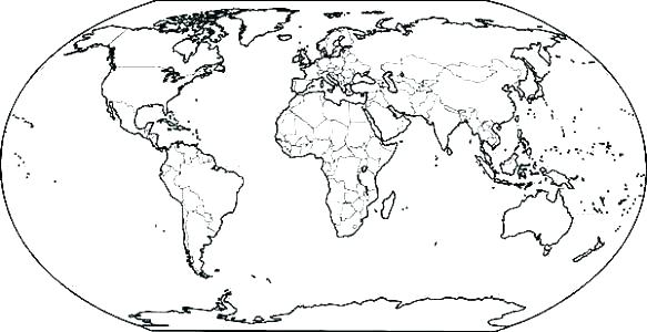 583x300 World Map Coloring Pages Children Around The World Coloring Pages