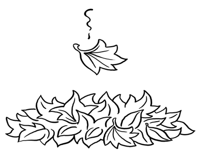 400x322 Maple Leaf Fall Coloring Page Image Clipart Images