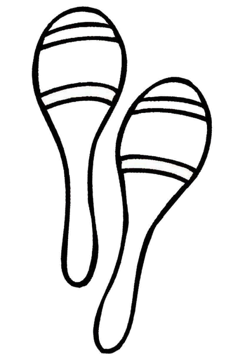 795x1200 Simplified Maracas Coloring Pages Crammed