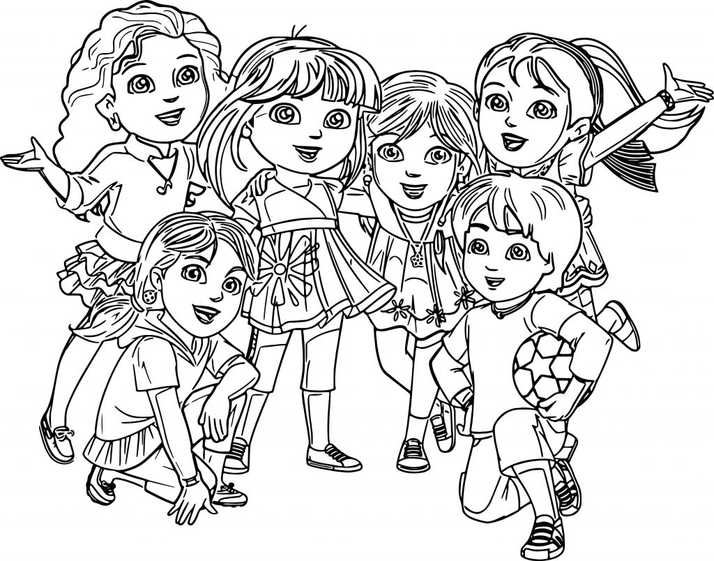1024x804 Dora And Friends Coloring Pages Games New Beautiful Marble