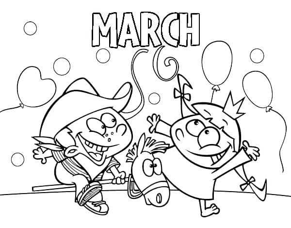 600x470 Coloring Pages Free Happy March Coloring Pages Free Frozen