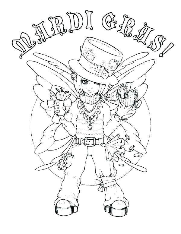 600x776 Free Mardi Gras Mask Coloring Pages Masks Page Great Image Beads
