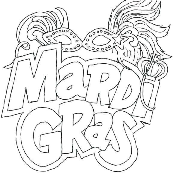 600x600 Mardi Gras Coloring Page Coloring Sheets Coloring Pages Beautiful