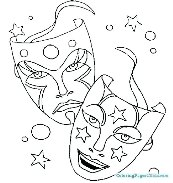 690x728 Mardi Gras Mask Coloring Page Mask For Boys Coloring Pages Mardi