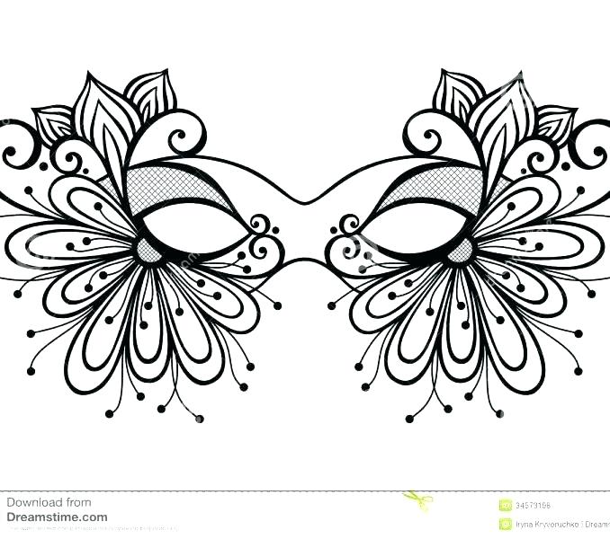 678x600 Mask Coloring Page Coloring Pages Free Printable Mask Coloring