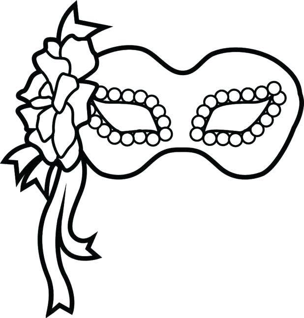618x647 Masks Coloring Pages Mask Template Coloring Pages Free Coloring