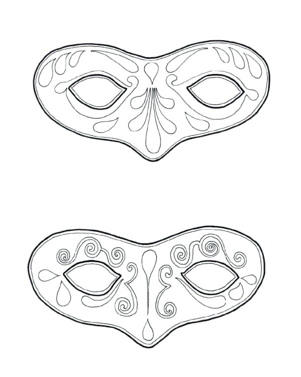 600x753 Mardi Gras Coloring Pages King Of Festival Free Mardi Gras Masks