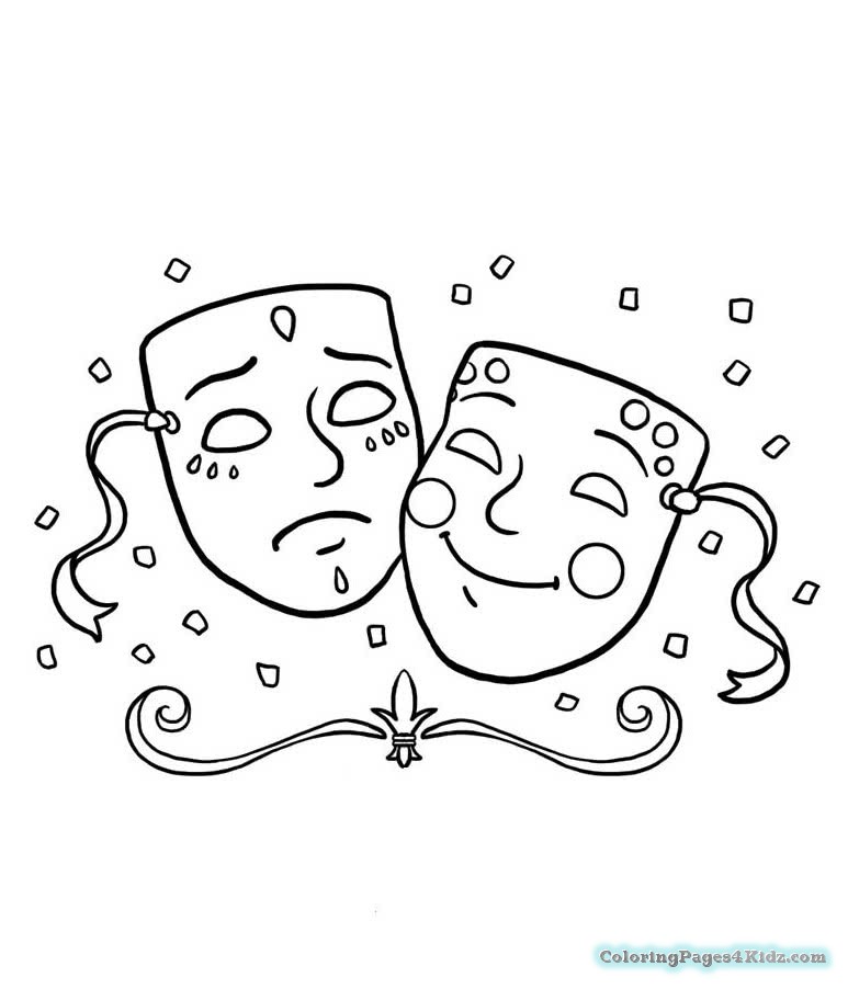 773x902 Mardi Gras Mask Printable Coloring Pages Coloring Pages For Kids