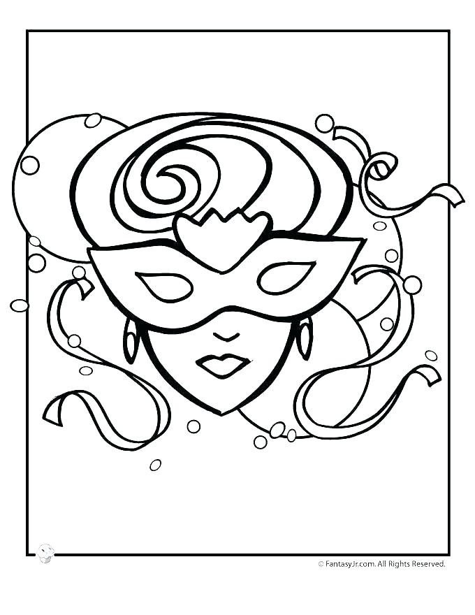 680x880 Mardi Gras Mask Printable Coloring Pages Mask Coloring Page Free
