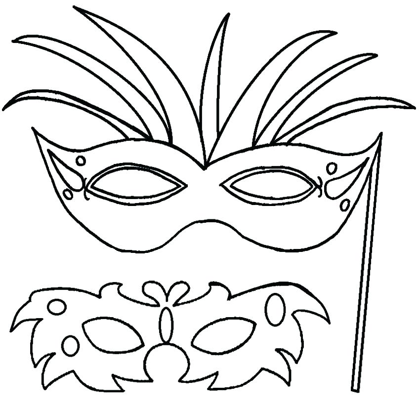 850x828 Printable And Coloring Pages Masks Free Printable Masks Printable