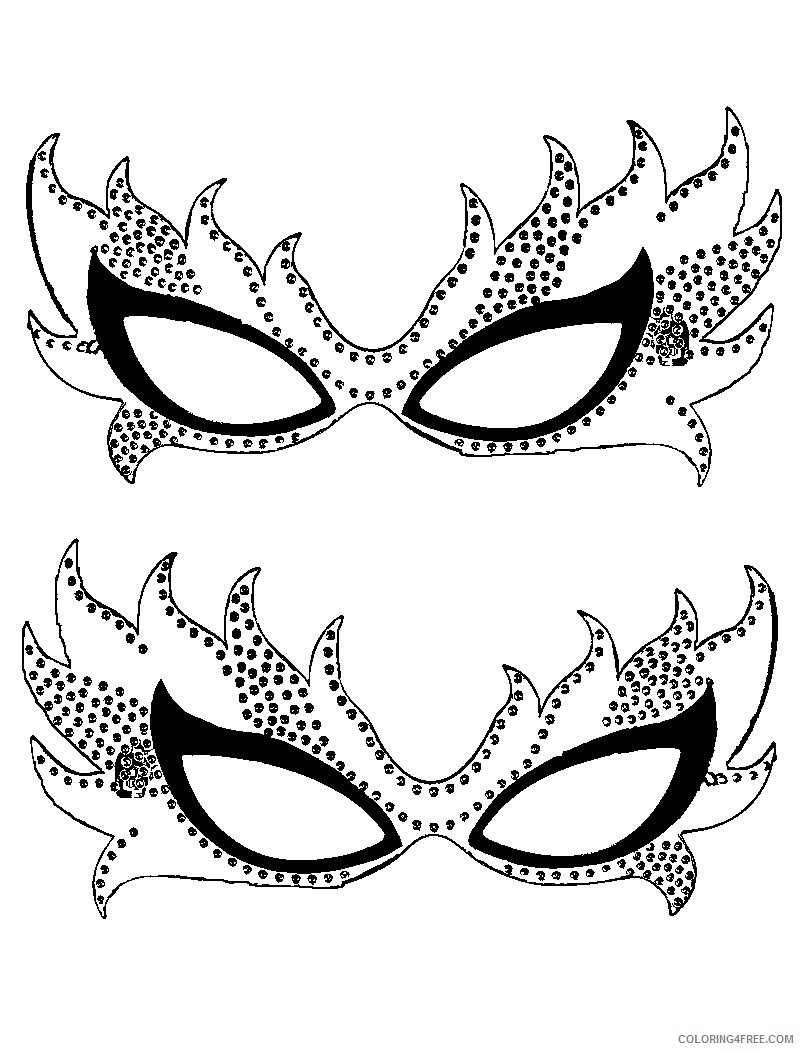 800x1050 Printable Mardi Gras Coloring Pages To Print