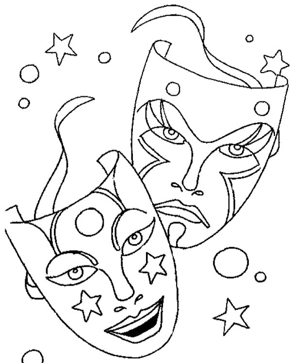 600x750 Mardi Gras Coloring Pages