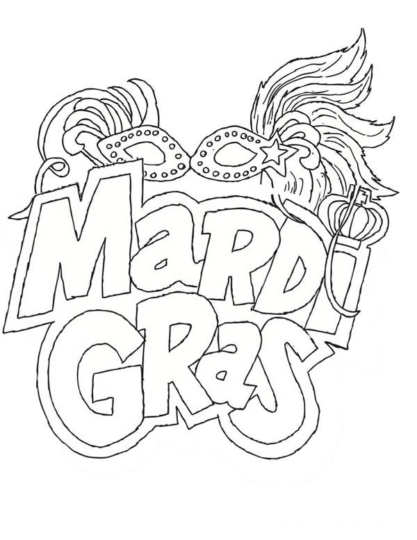 600x777 The Carnival Season Of Mardi Gras Coloring Page The Carnival