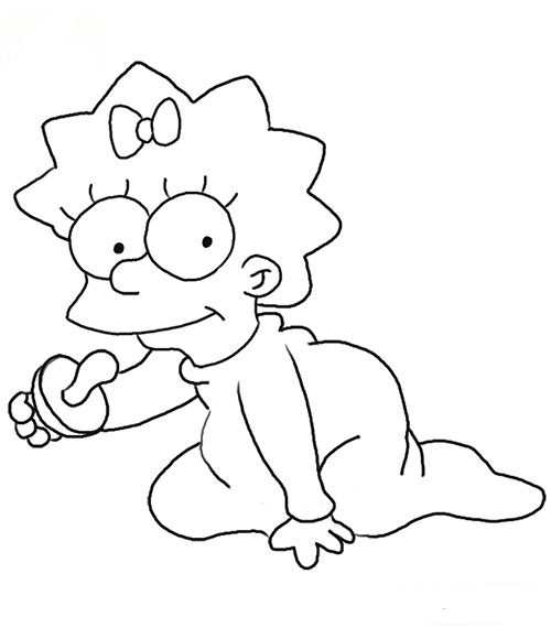 500x570 Best Gift Ideas Blog Simpsons Dibujos Para Colorear