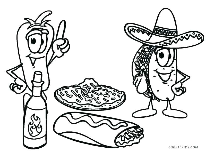 800x589 Cinco De Mayo Color Pages Printable Mayo Photo Free Printable