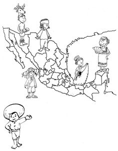 236x300 Mariachi Coloring Page Hispanic Heritage Month, Hispanic