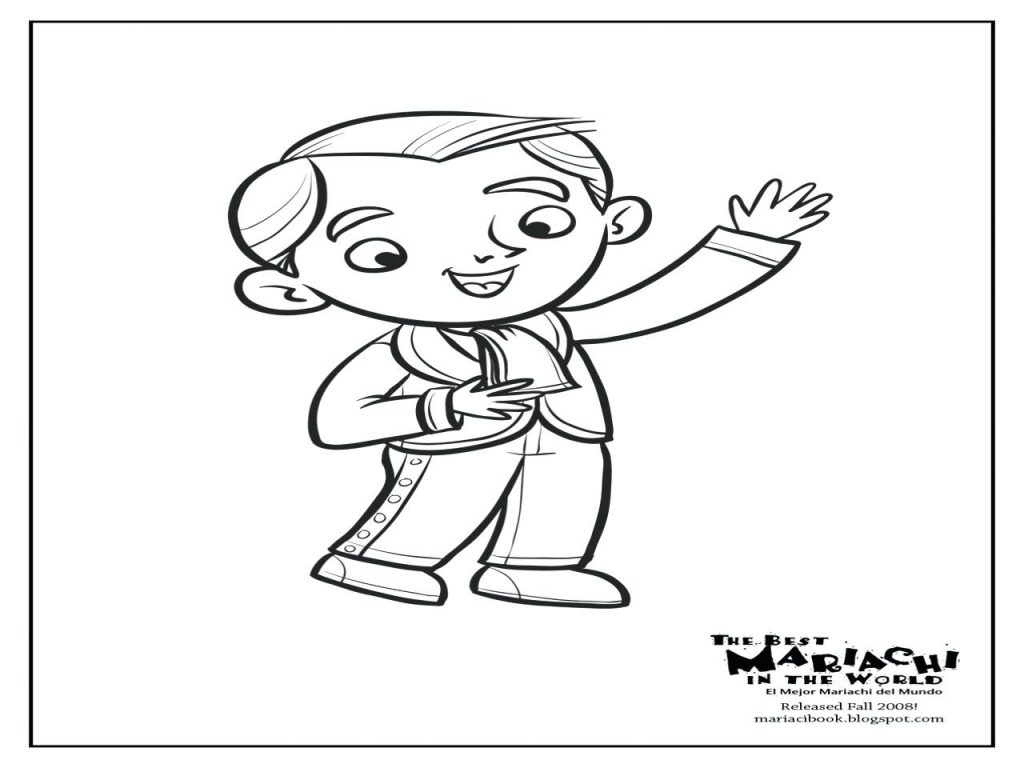 1024x768 Coloring Page The Wiggles Coloring Pages Days Best Mariachi