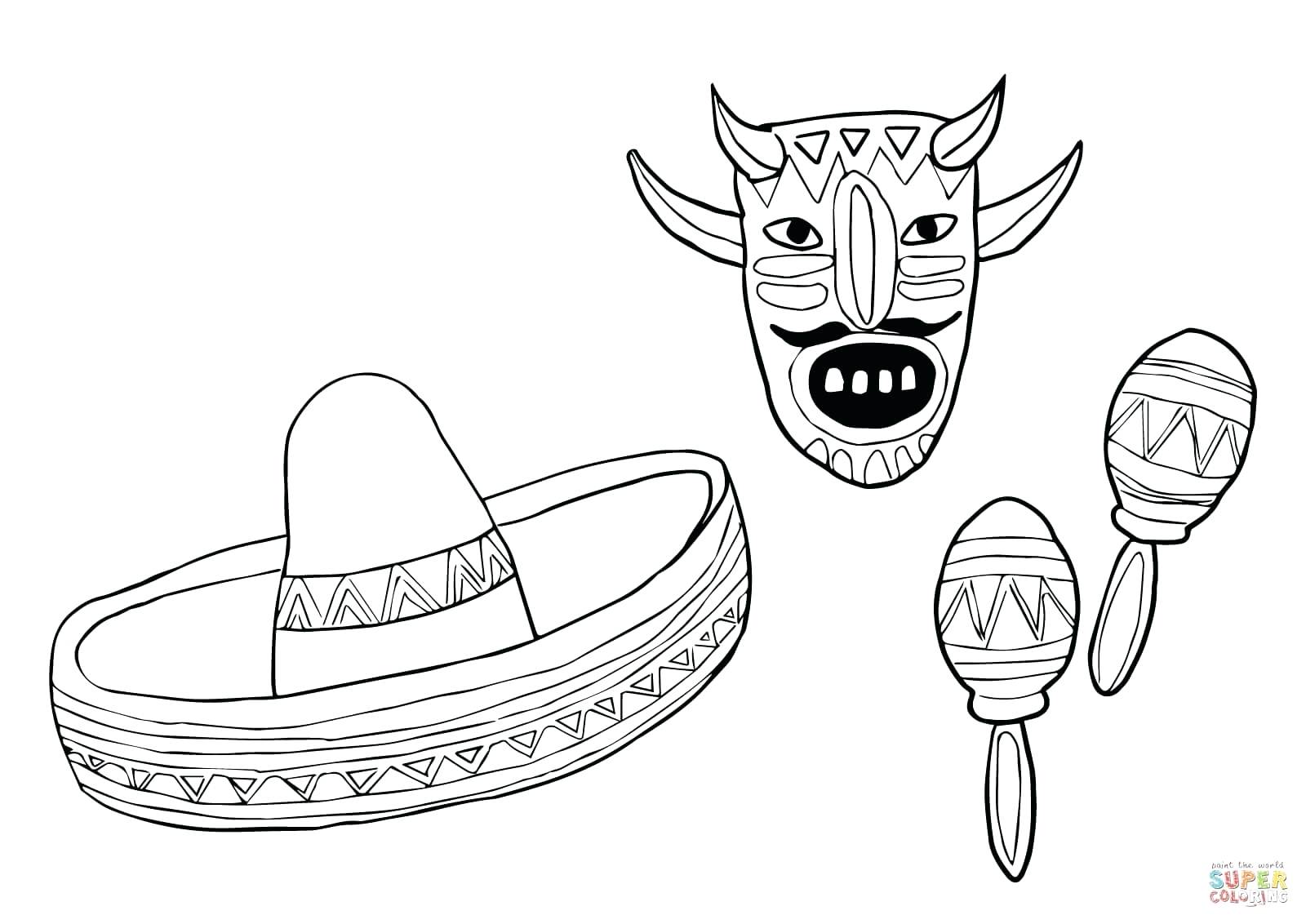 1600x1132 Coloring Pages Thanksgiving Dinner Mariachi Band Skeleton Playing
