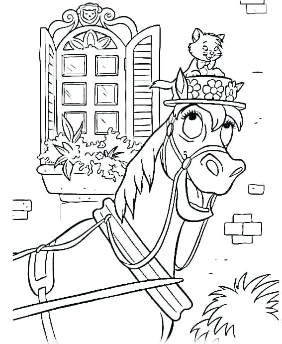 567x691 Aristocats Coloring Pages The Coloring Picture Aristocats Coloring