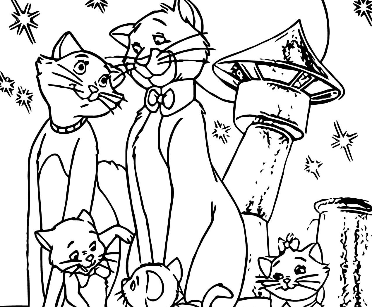 1271x1050 The Aristocats Marie Coloring Pages Images Of Dragon Ball Gt