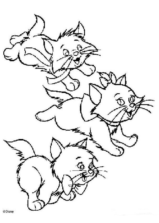 607x850 The Aristocats Coloring Pages