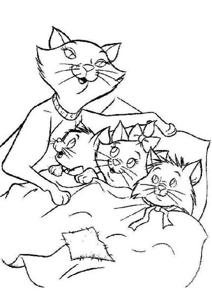 428x600 The Marie Cat Coloring Pages Learn To Coloring