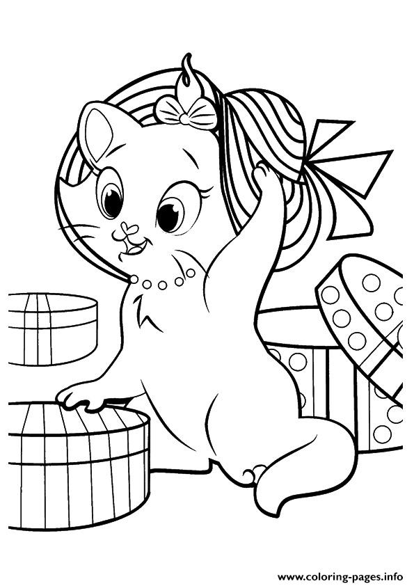 595x842 The Marie Kitten Coloring Pages Printable