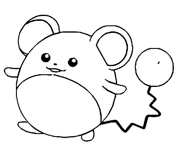 600x487 Marill Coloring Pages Pokemon Pokemon