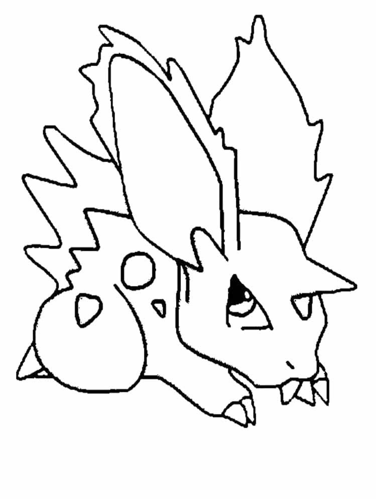 749x992 Pokemon Nidoran Coloring Pages Colering Page