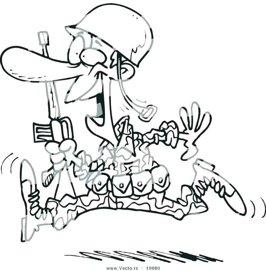 863x880 Army Guy Coloring Pages Army Coloring Sheets Free Pages Vector