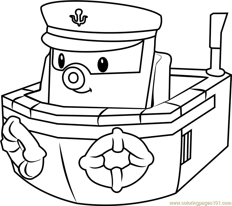 800x709 Marine Coloring Page