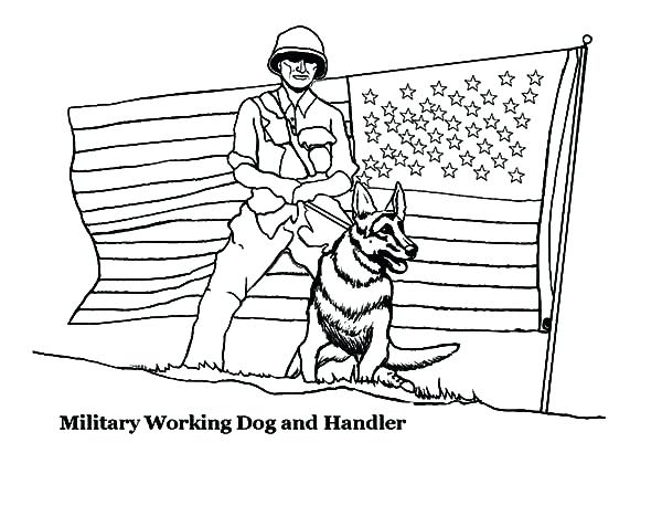 600x467 Unique Marine Corps Coloring Pages And Military Coloring Pages Dog