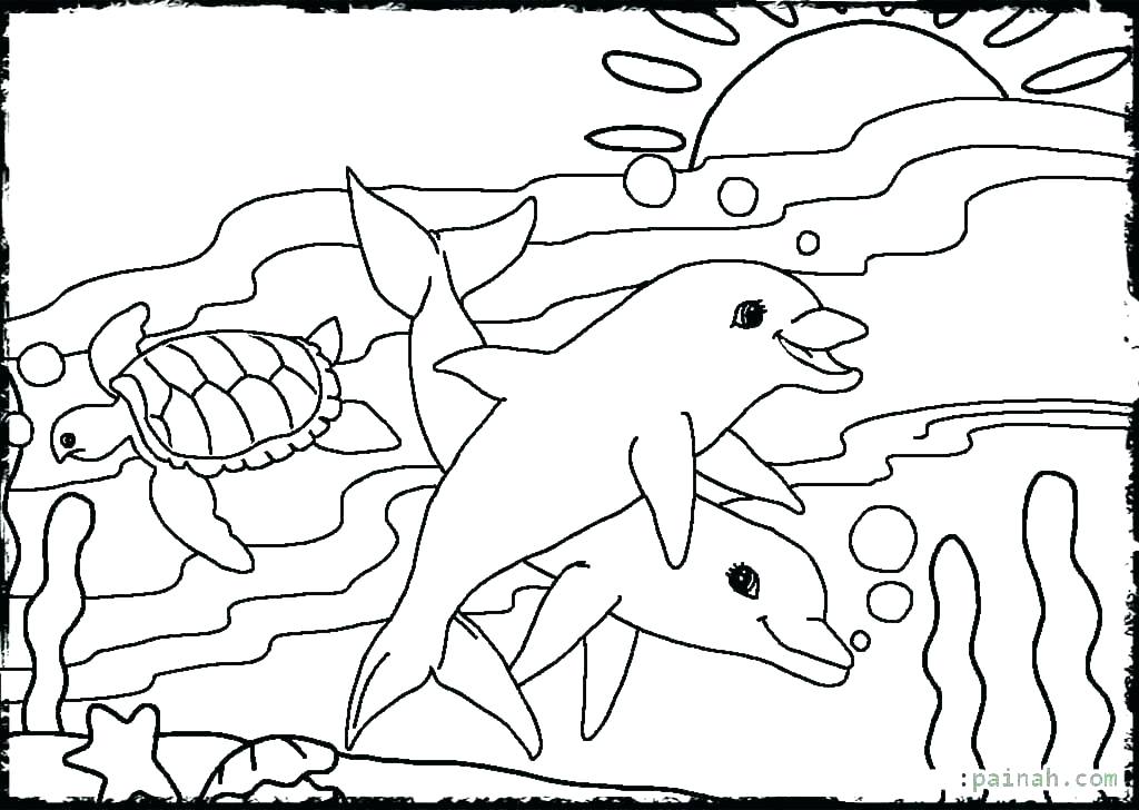 1024x728 Marine Life Coloring Pages Marine Life Coloring Pages Coral