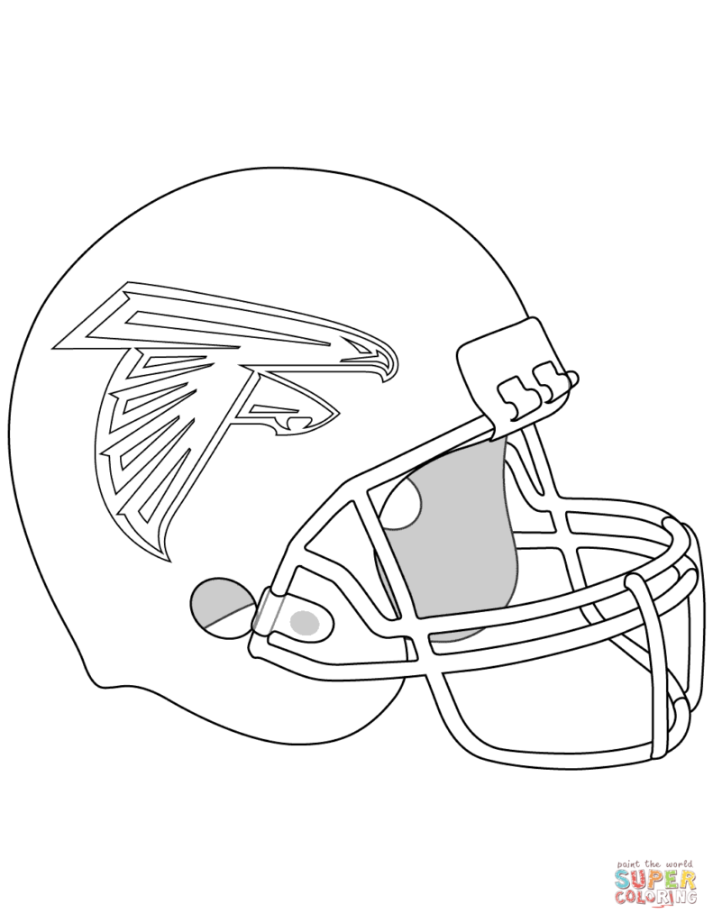 791x1024 Seahawks Color Picture Click Coloring Pages Football Helmet