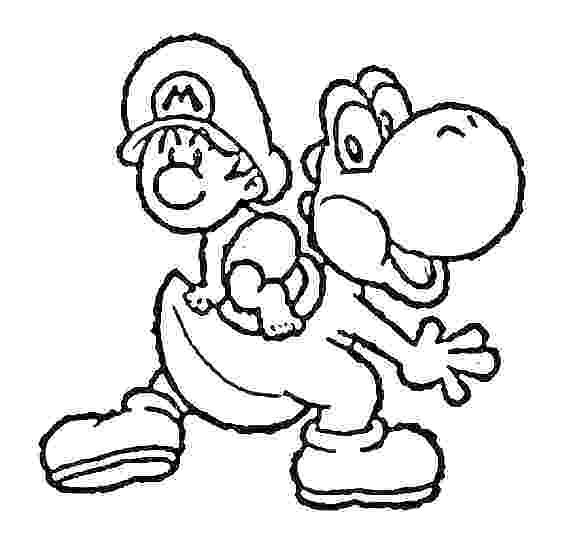 567x548 Yoshi Coloring Pages