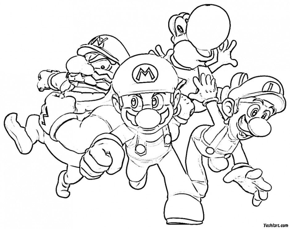 940x744 Related Printable Coloring Pages For Mario Sonic Skate Page