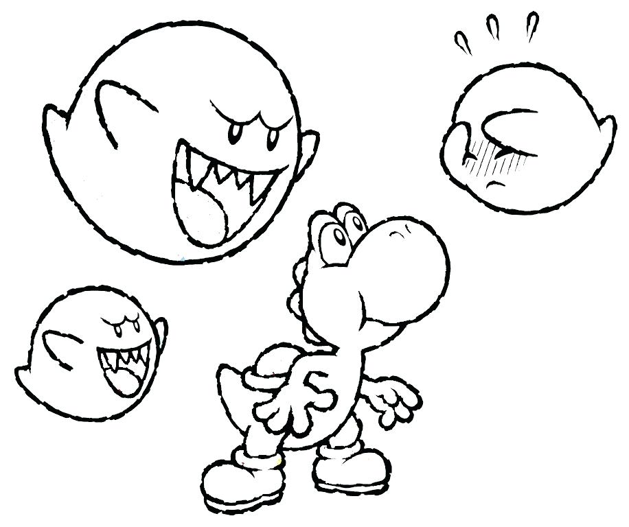 916x768 New Yoshi Coloring Pages Or With Villains Baby Coloring Pages