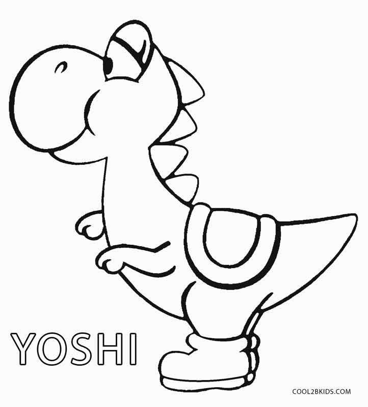 722x800 Printable Yoshi Coloring Pages For Kids