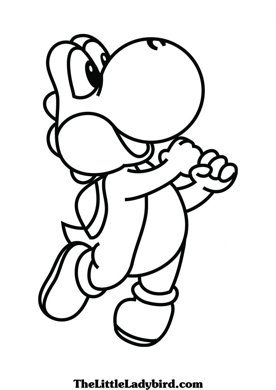945x1337 Super Mario Yoshi Coloring Pages Super Mario Yoshi Coloring